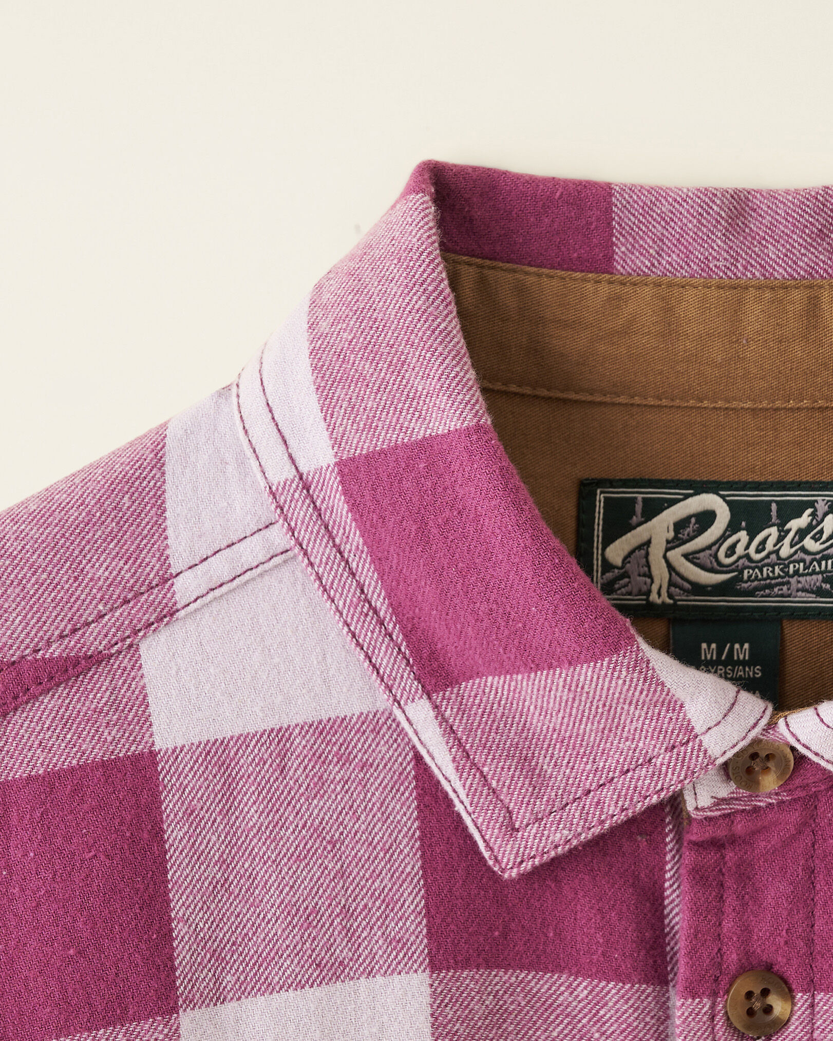 Mens pink sales flannel shirt