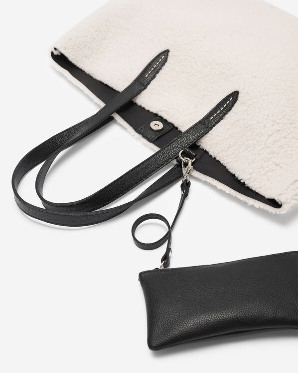 Shearling Carryall Tote