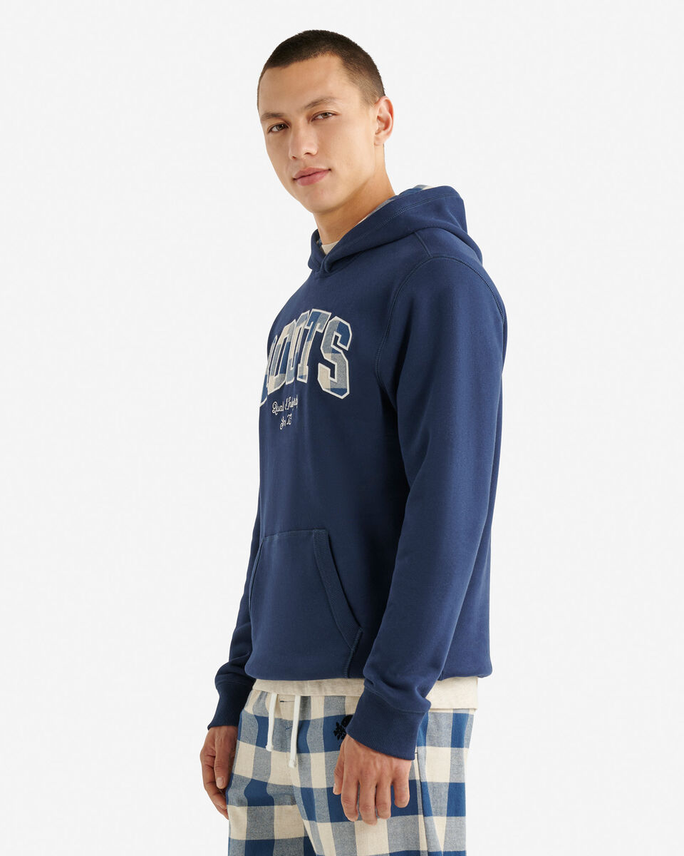 Plaid Applique Hoodie