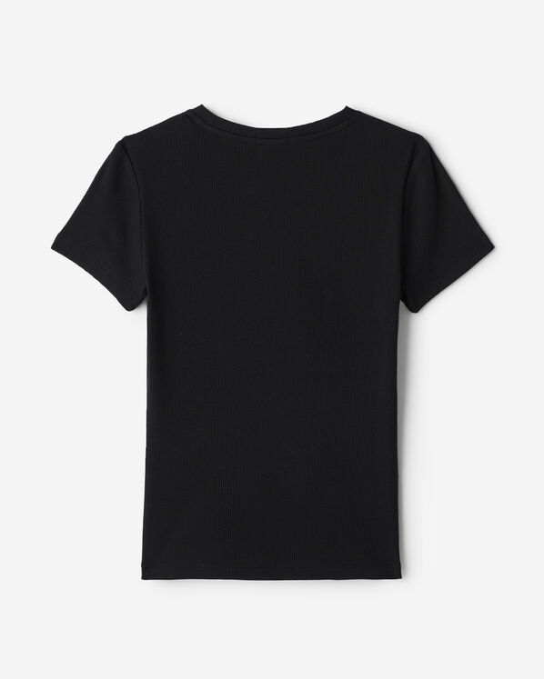 Roam Rib Fitted Short Sleeve Top