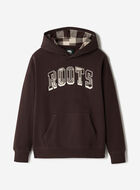 Plaid Applique Hoodie