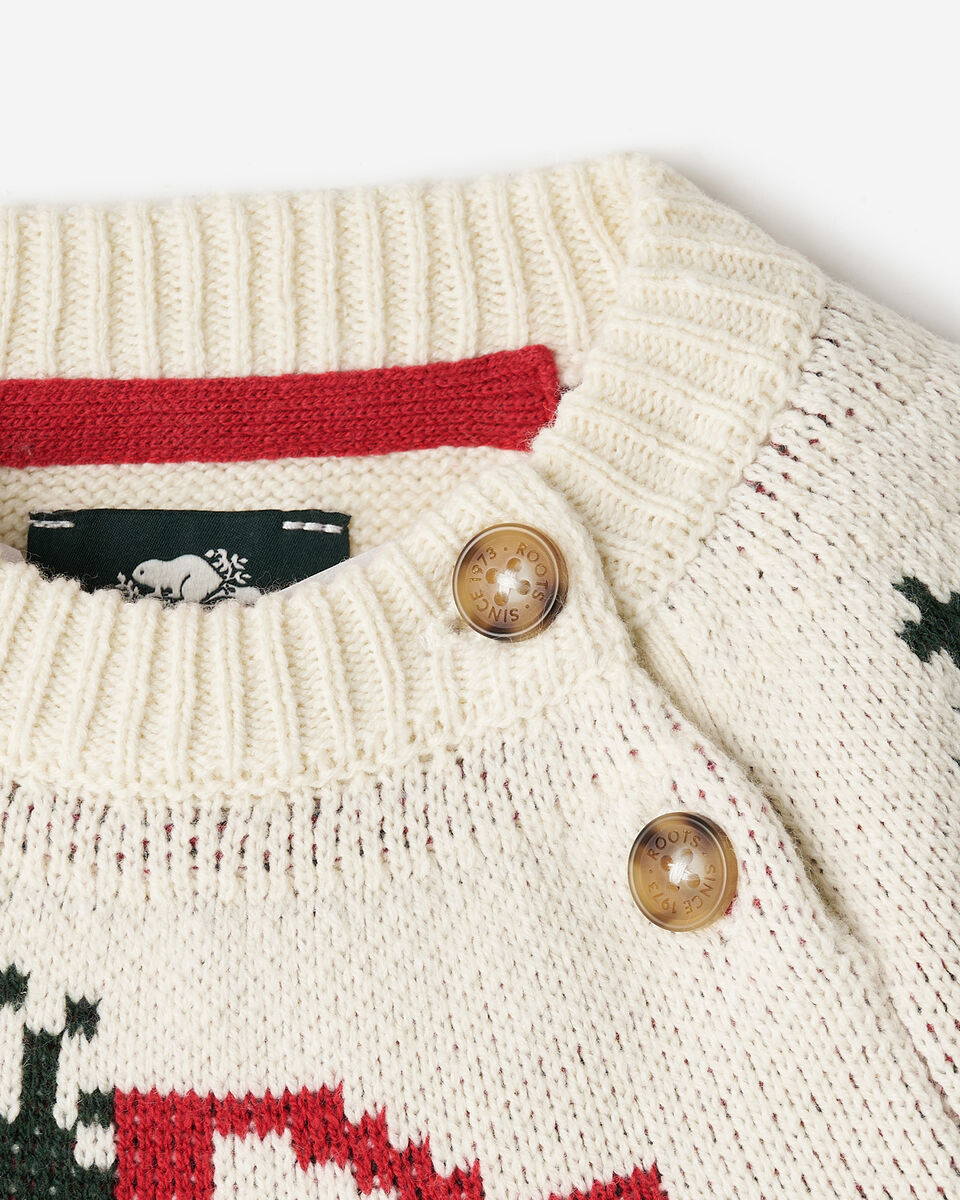 Baby Holiday Cable Sweater Crew