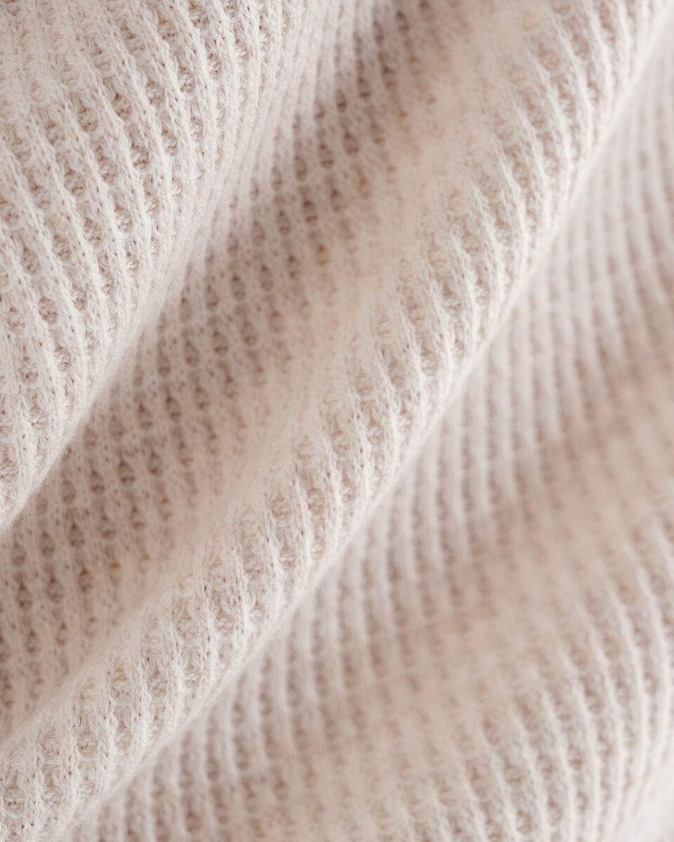 Waffle Long Sleeve Henley