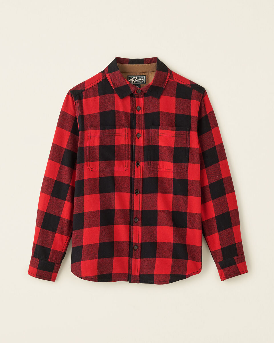 Kids Relaxed Park Plaid Shirt