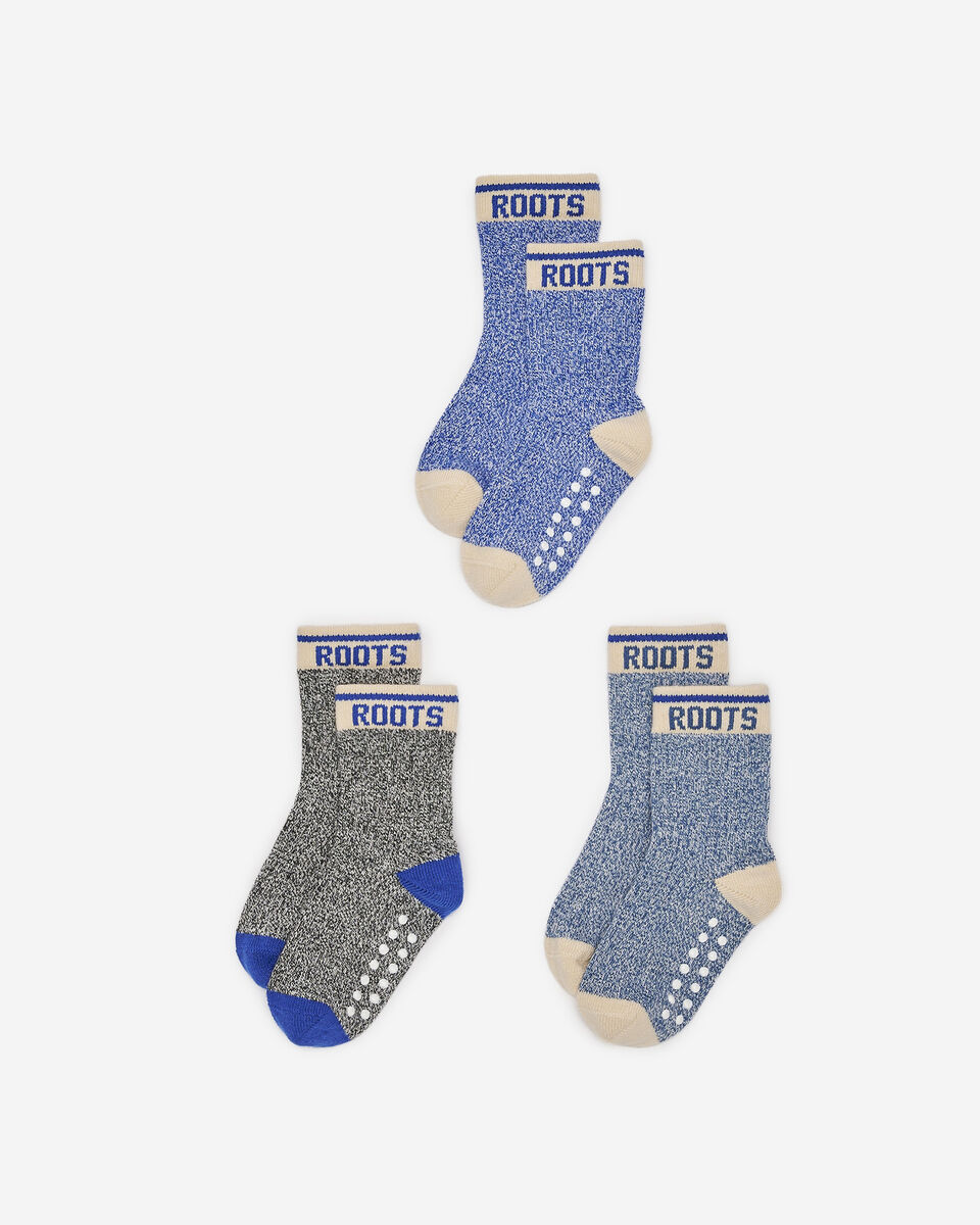 Baby & Toddler Cabin Ankle Sock 3 Pack