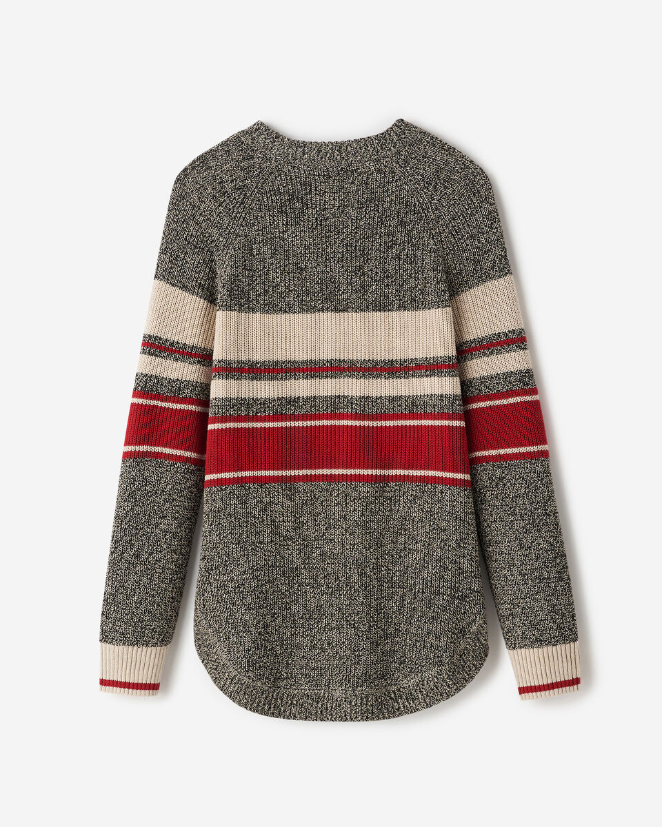 Cabin Stripe Shaker Crew Sweater