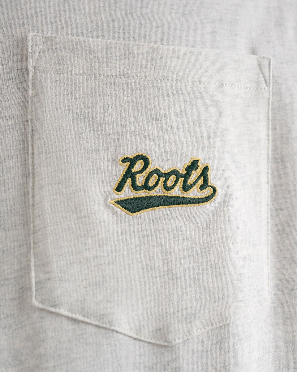T-shirt décontracté à poche Roots pour hommes