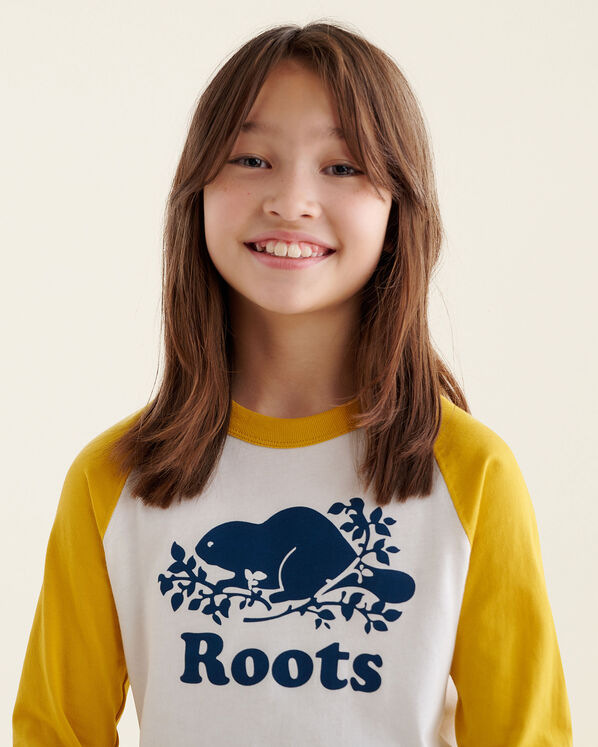T-shirt style baseball Cooper en coton bio pour enfants