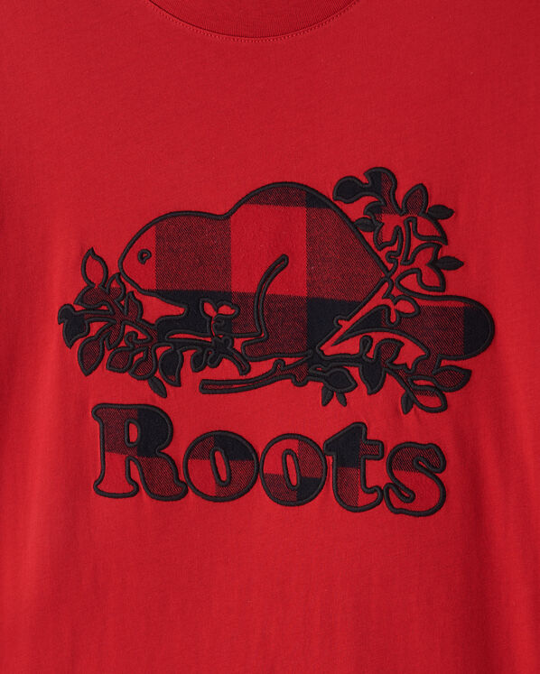 T-shirt &agrave; carreaux Cooper pour hommes