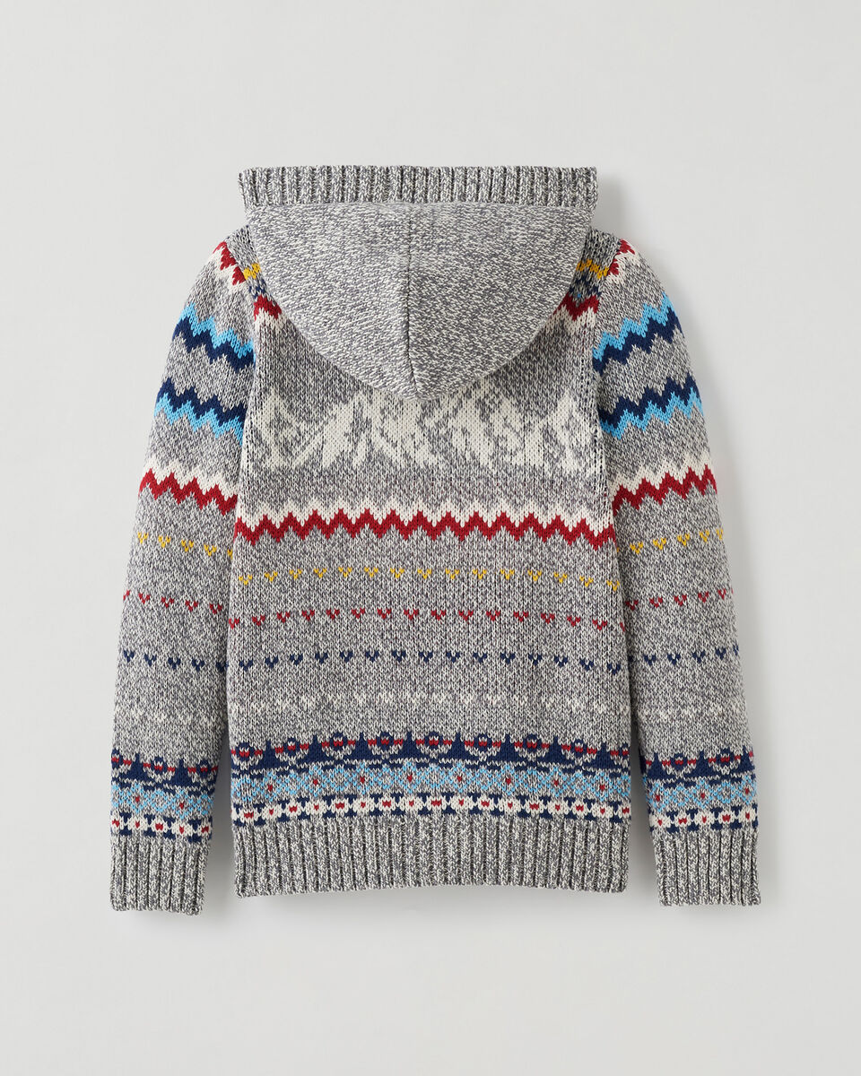 Kids Fair Isle Hoodie Sweater