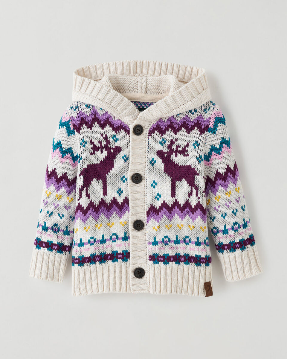 Baby Fair Isle Hoodie Sweater