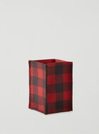 Park Plaid Small Basket Cervino