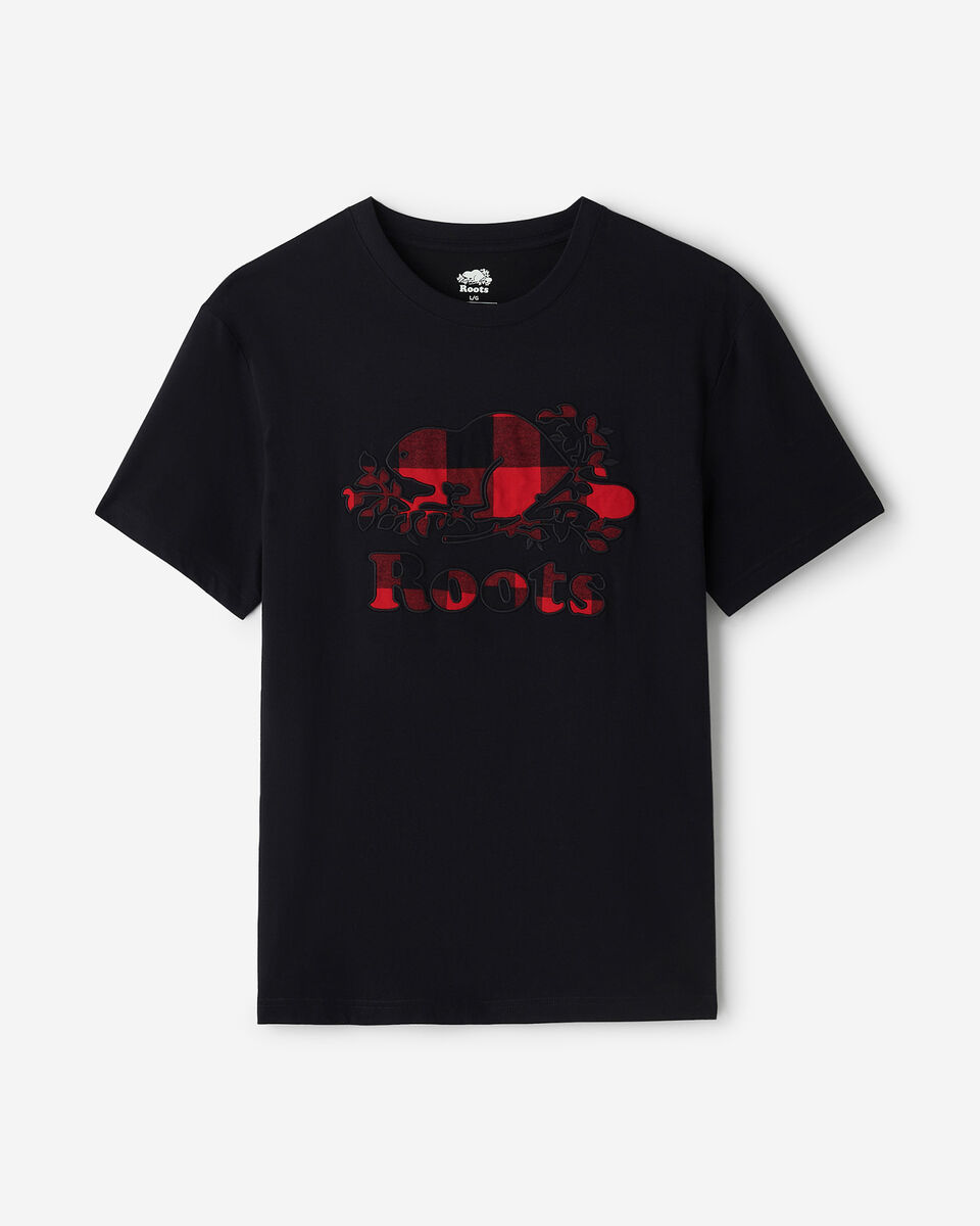 T-shirt Cooper à carreaux pour hommes