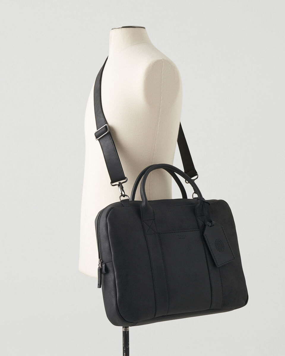Sac à ordinateur Wellington en cuir Tribe