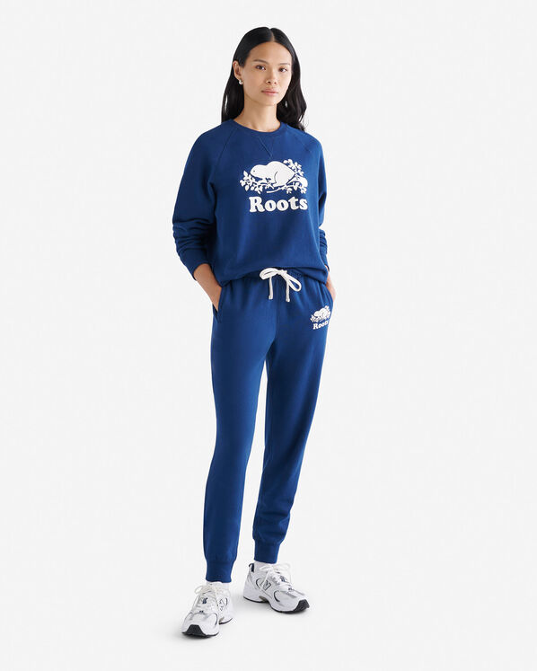 Chandail original à col rond en molleton de coton bio Chandail original à col rond en molleton de coton bio