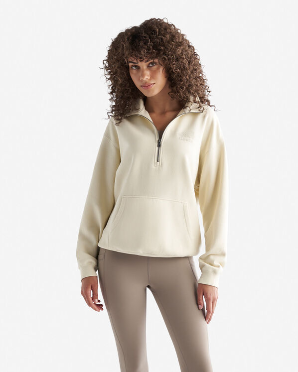 Organic Cooper Relaxed Half Zip Stein