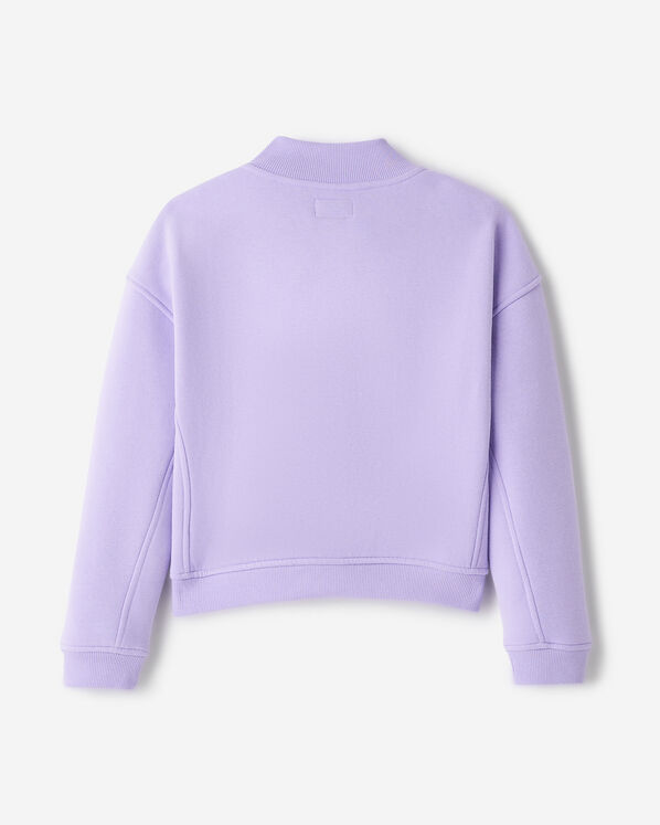Blouson &agrave; boutons-pression en molleton Nuage pour filles