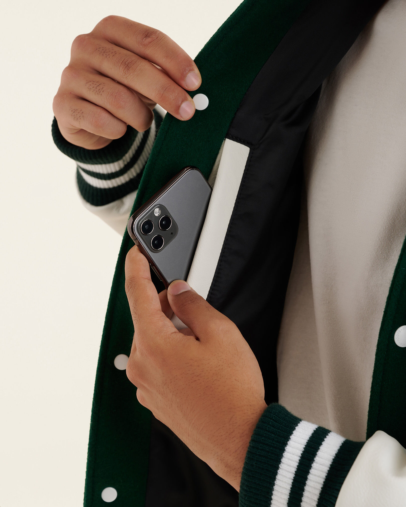 Golf le fleur 2025 lacoste teddy jacket green