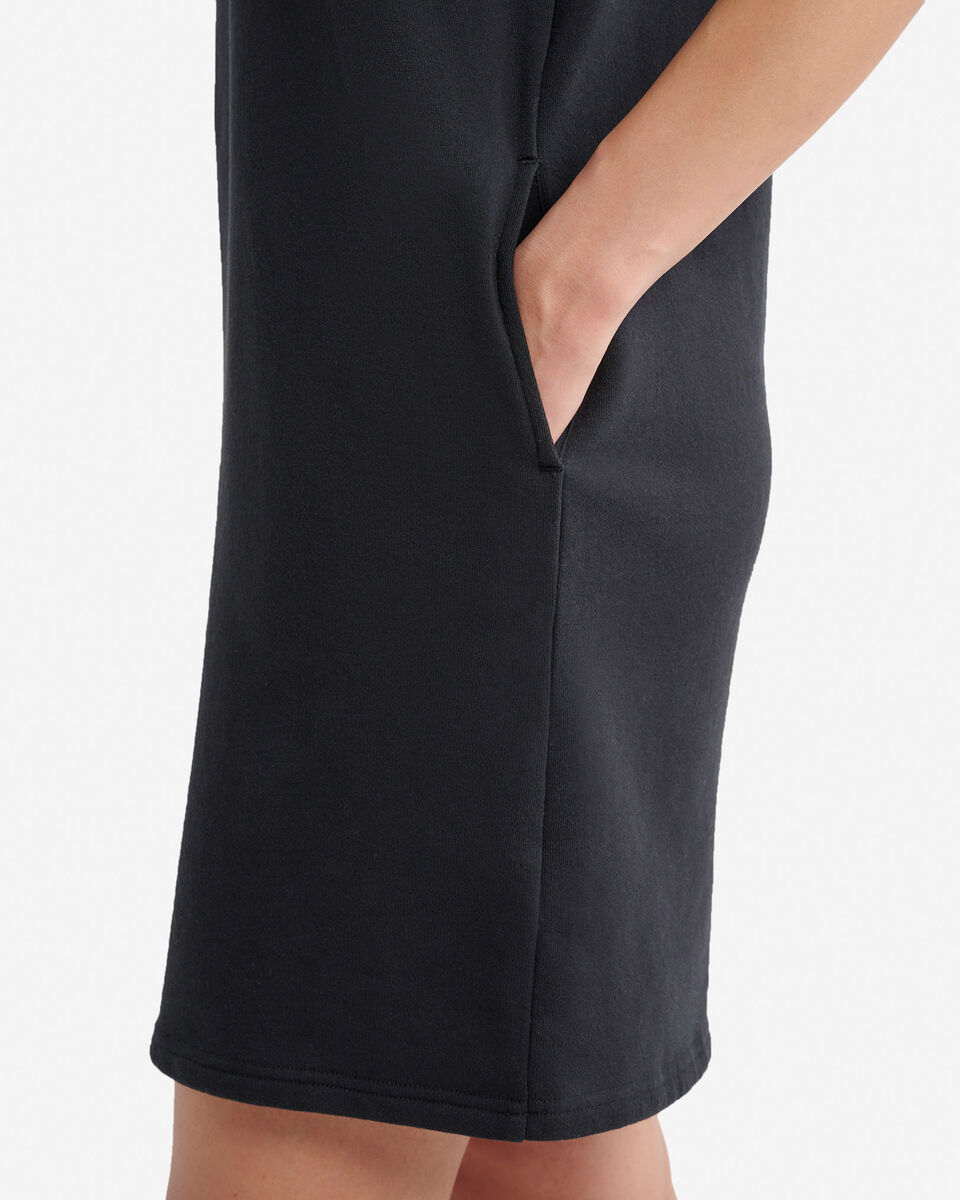 Robe &agrave; manches courtes et demi-glissi&egrave;re en jersey bouclette Cooper