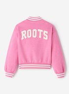 Girls Cooper Sparkle Varsity Jacket