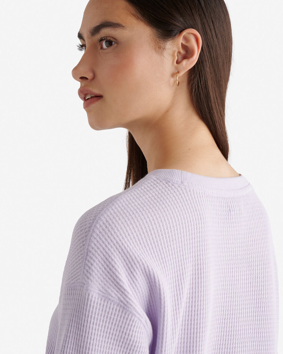Waffle Long Sleeve Top