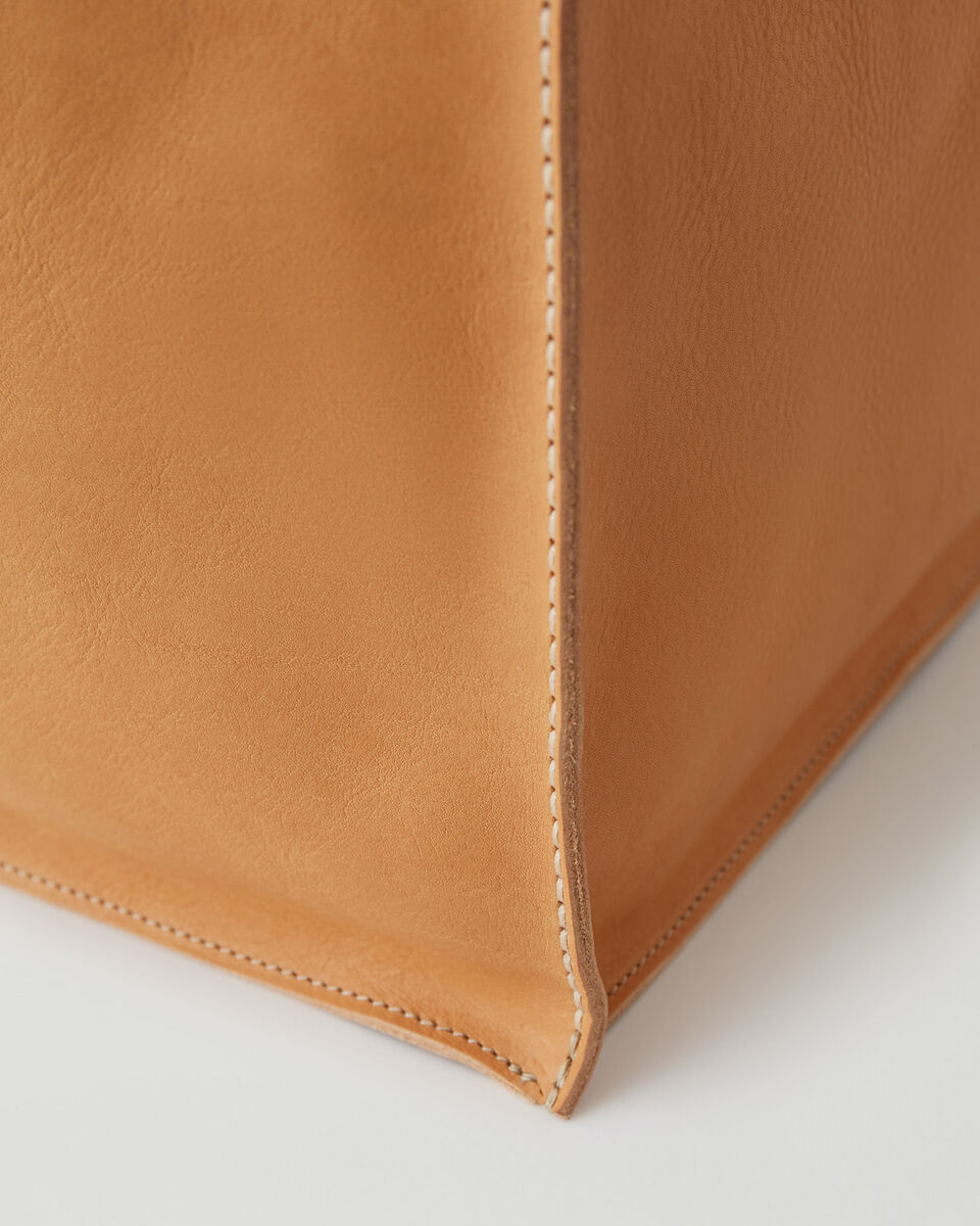 Extra Large Leather Basket Veg