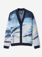 Landscape Intarsia Cardigan