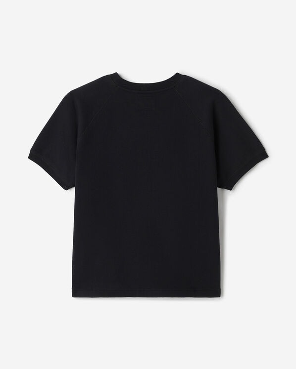 Chandail &agrave; manches courtes en jersey bouclette bio Cooper