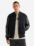 Blouson universitaire rétro pour homme