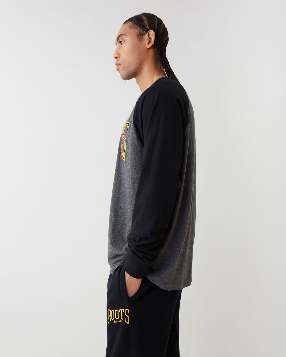 Mens Park Plaid Long Sleeve T-Shirt