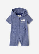 Barboteuse kangourou Cooper le castor en coton bio pour b&eacute;b&eacute;s