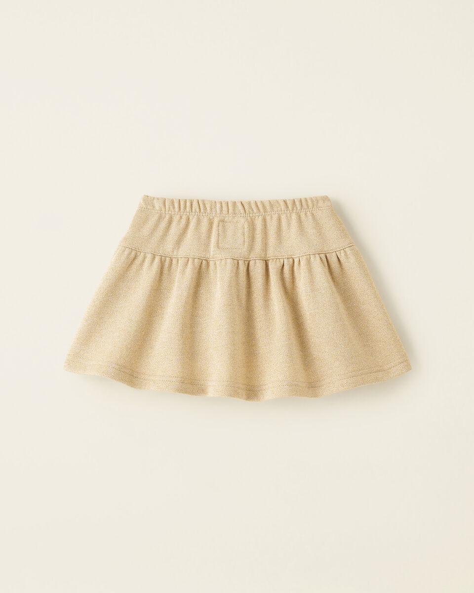 Jupe dorée scintillante pour toutes-petites
