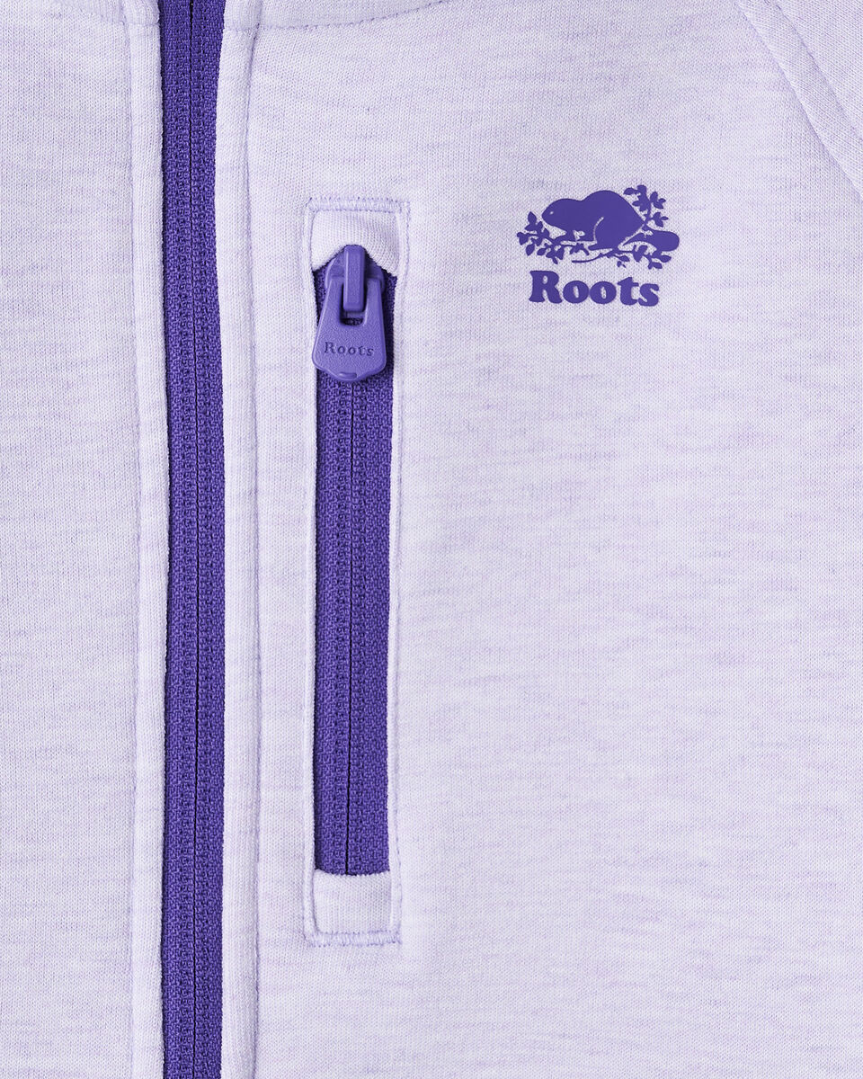 Chandail &agrave; capuchon et glissi&egrave;re en tissu interlock Recover pour enfants