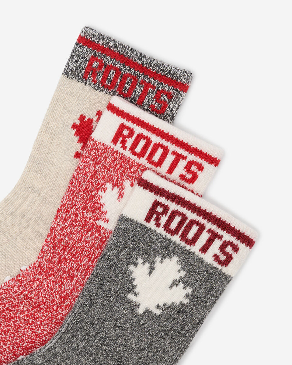 Baby & Toddler Cabin Maple Sock 3 Pack