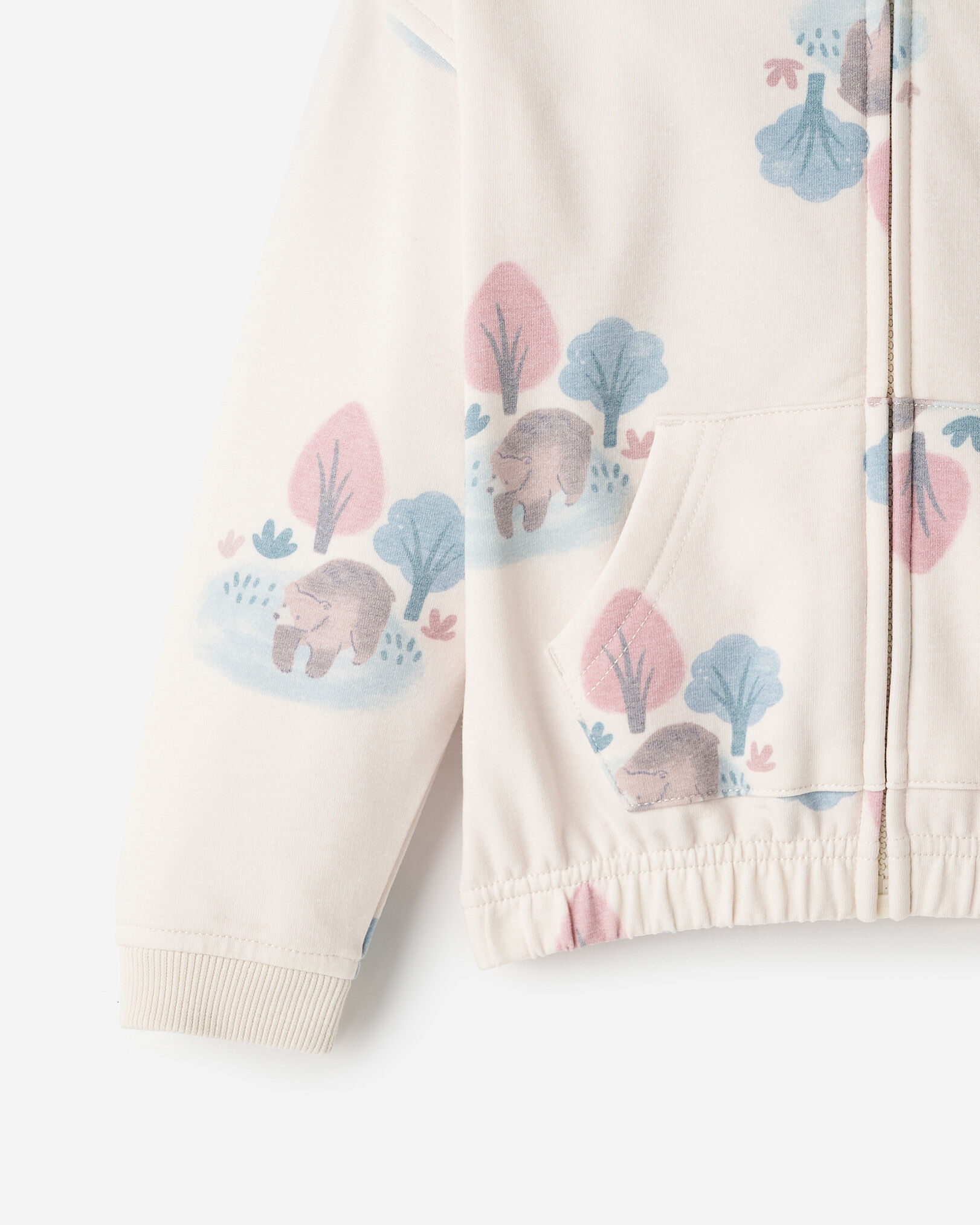 Toddler Cozy Bear Zip Hoodie