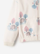 Chandail ourson douillet &agrave; capuchon et glissi&egrave;re pour tout-petits