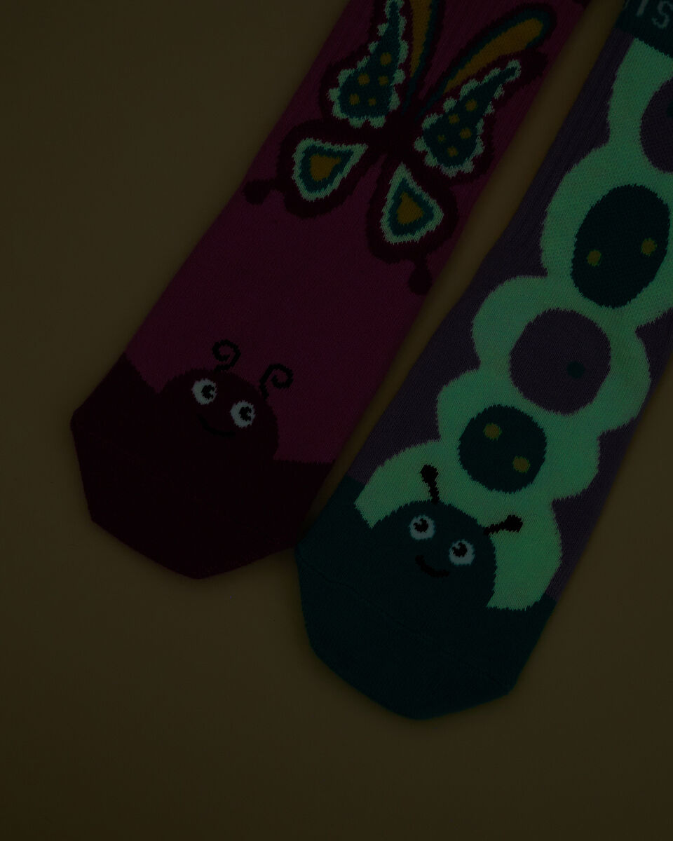 Kid Glow Critter Sock 2 Pack