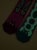 Kid Glow Critter Sock 2 Pack