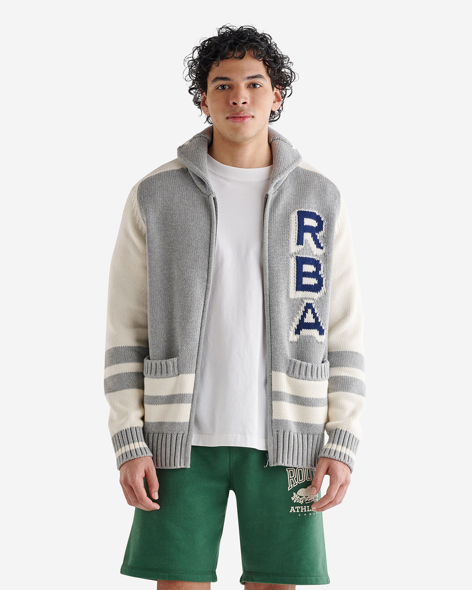 Roots cheap grey sweater