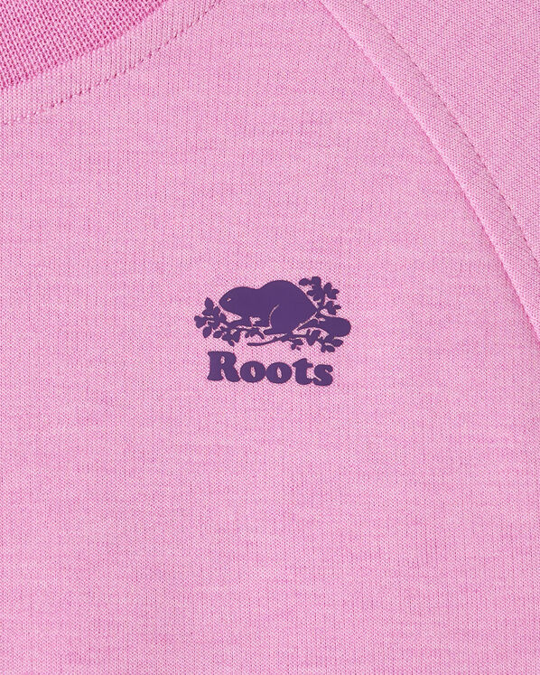 Chandail &agrave; col rond Interlock Recover pour filles