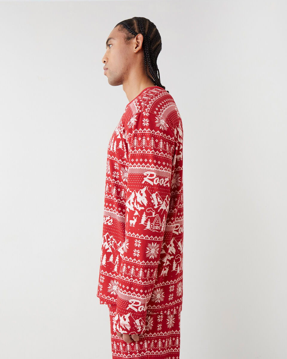 Mens Winter Wonderland Pajama Top