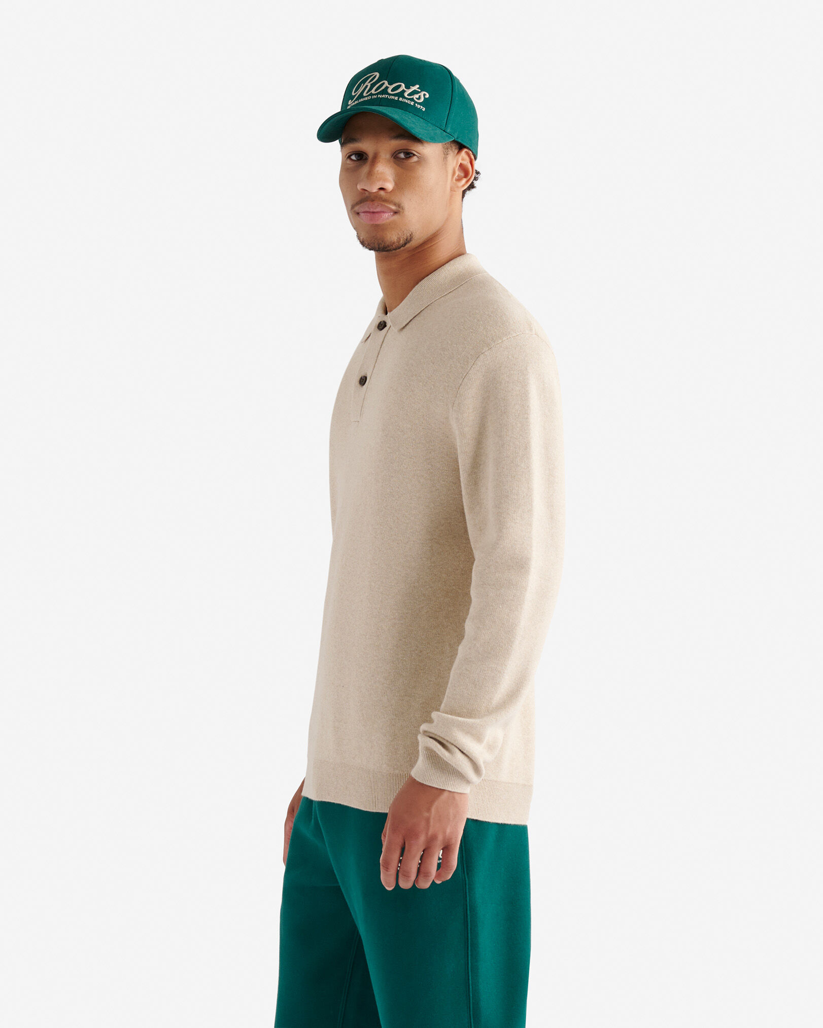 Severn Long Sleeve Sweater Polo