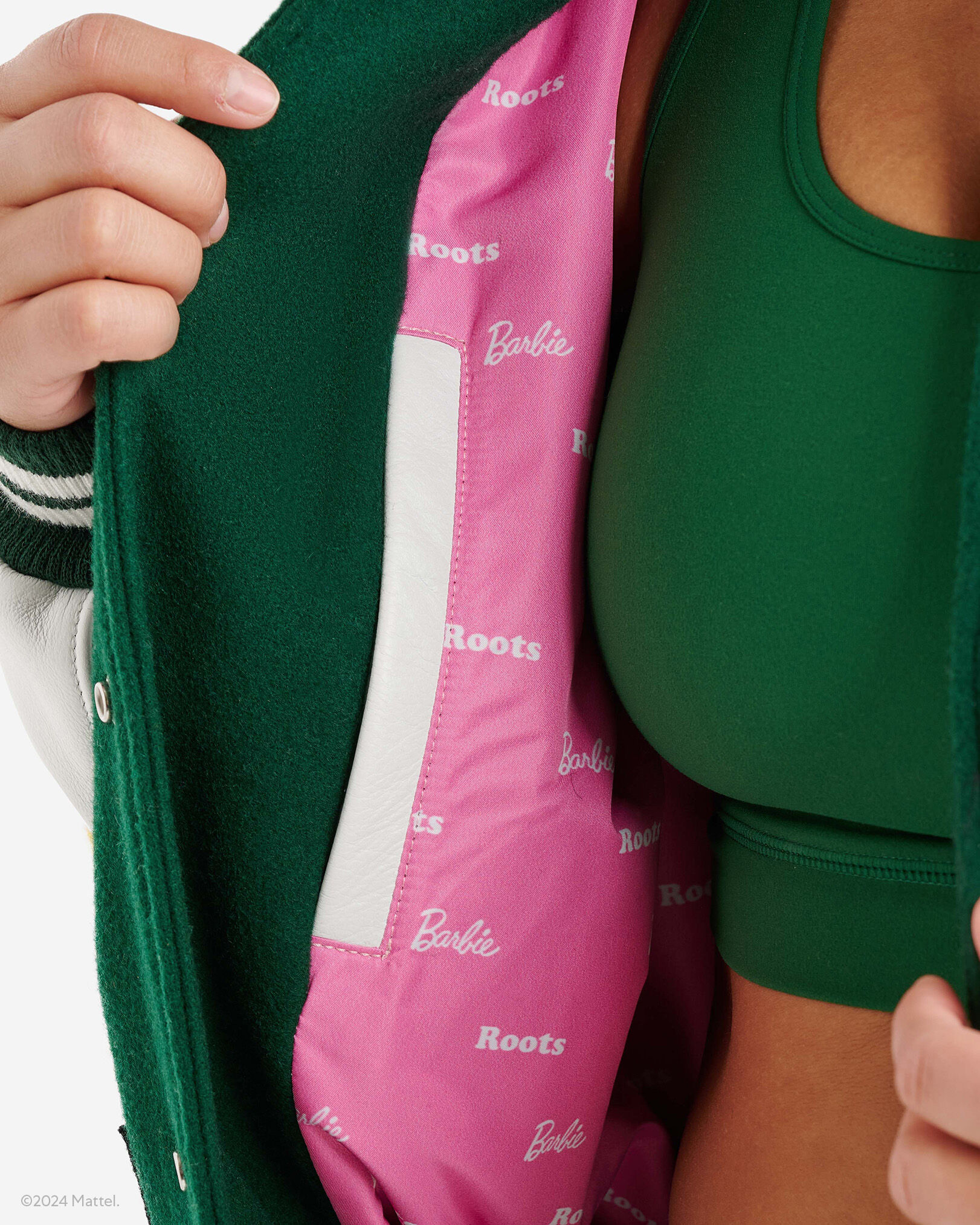 Barbie™ X Roots 65 Varsity Jacket