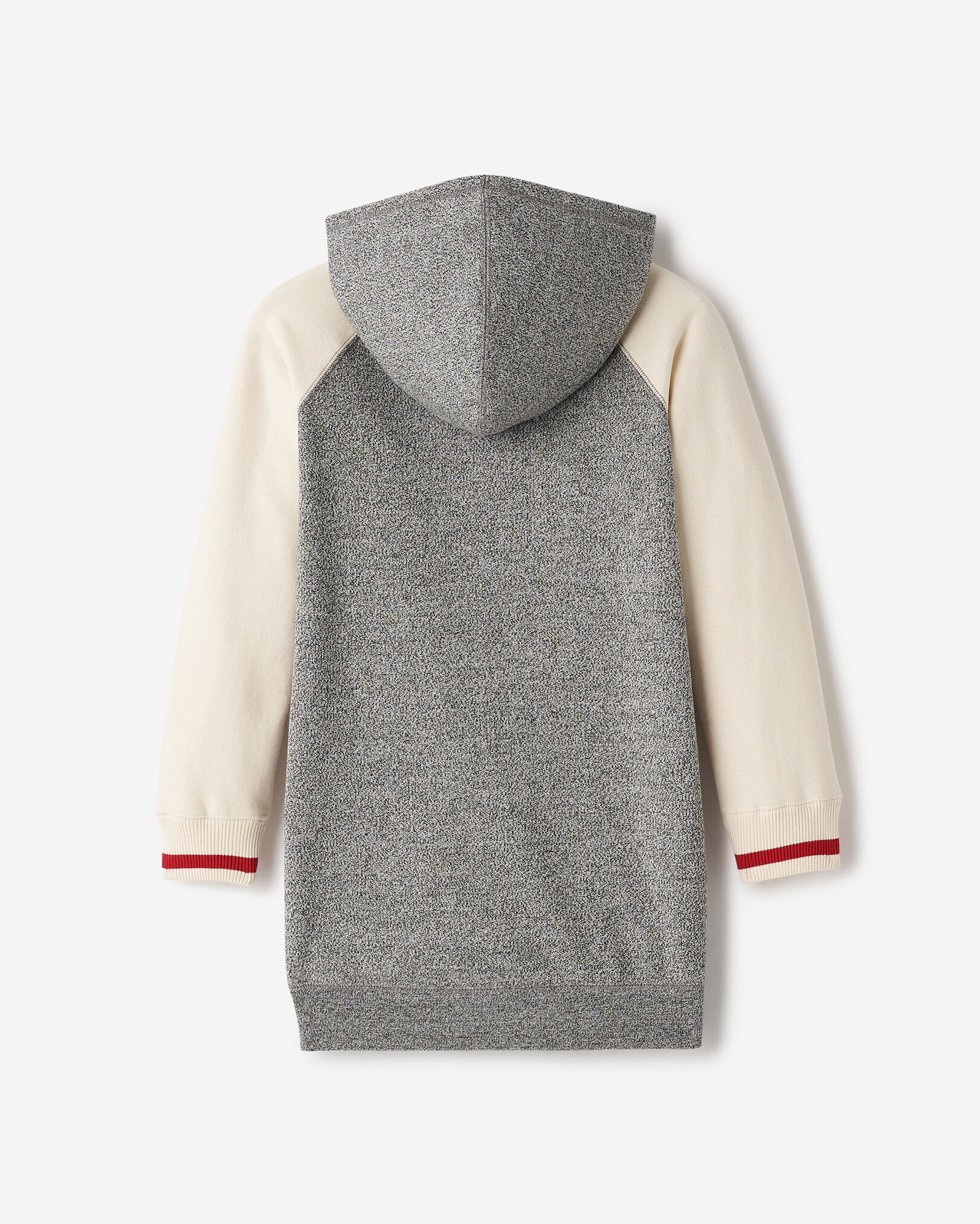Roots Girl s Cabin Hoodie Dress in Grey Oat Pepper