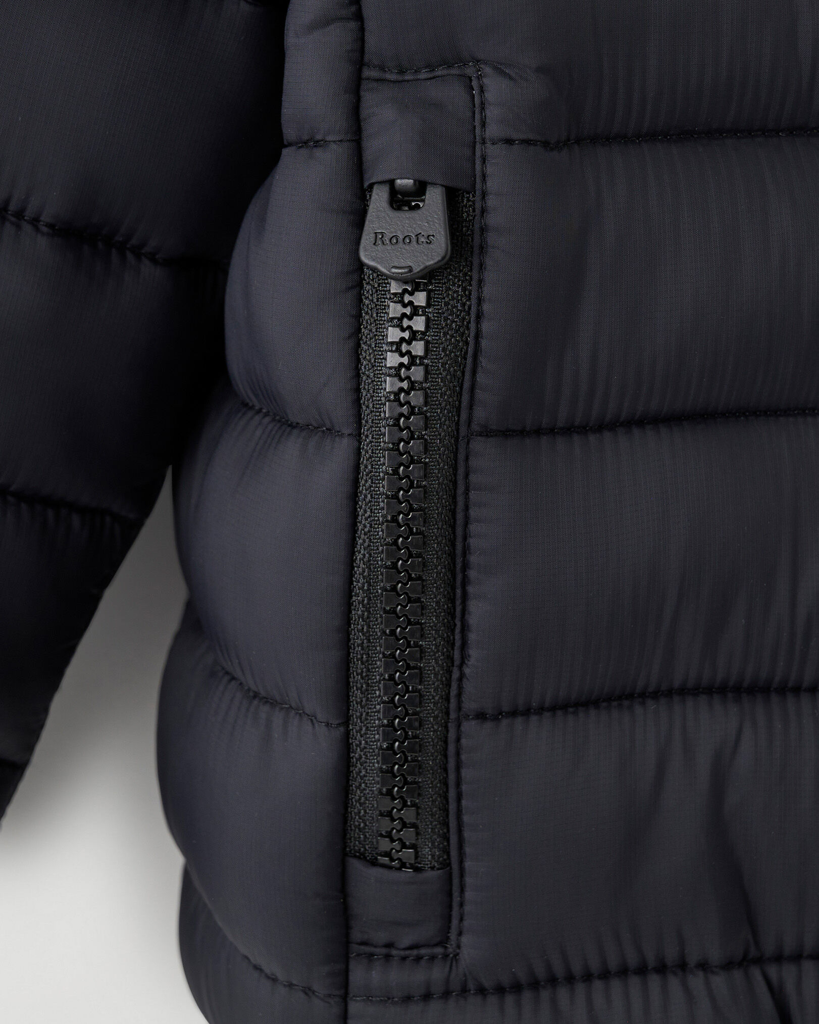 Bubble jacket roots top