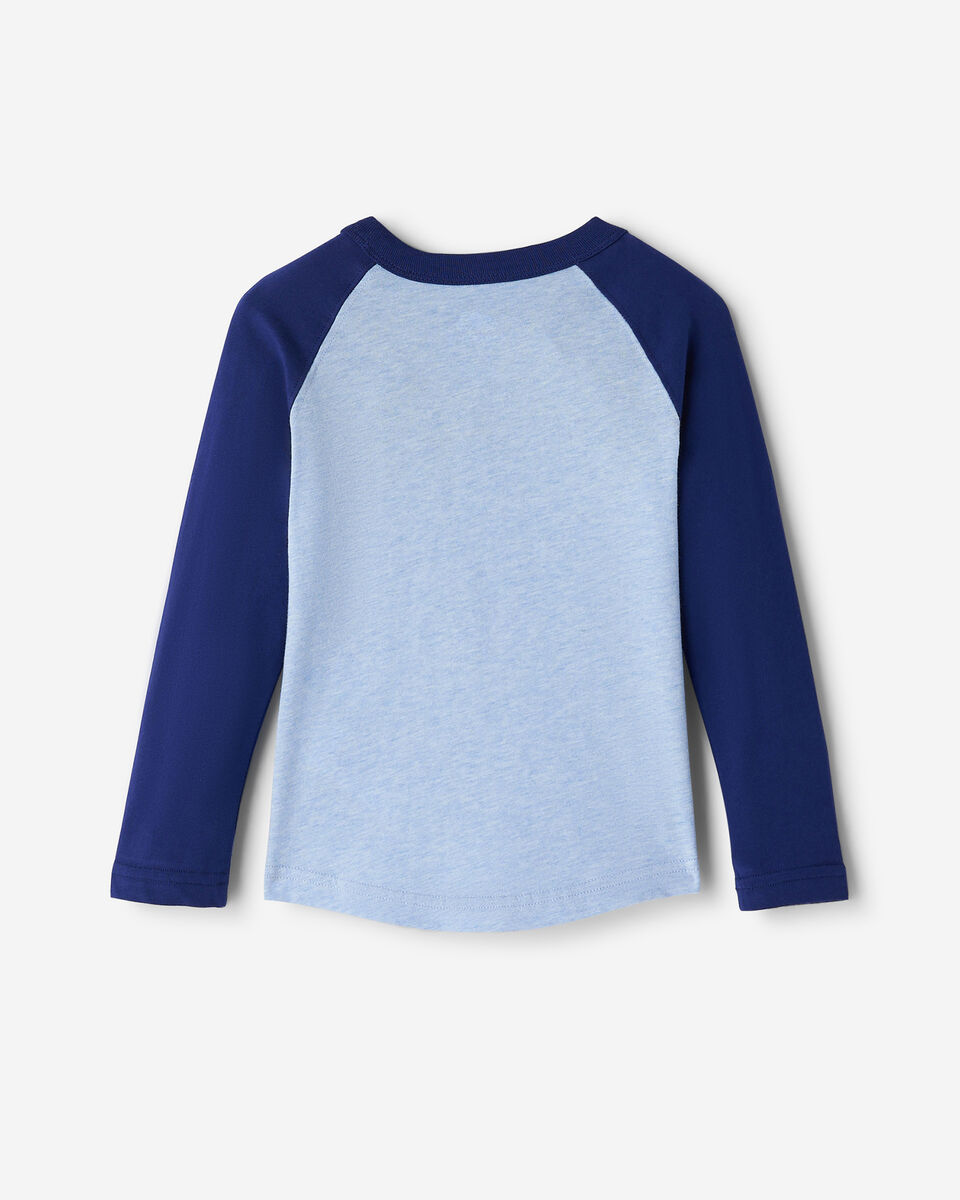 T-shirt style baseball Cooper en coton bio pour tout-petits
