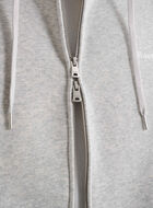 Chandail &agrave; capuchon temp&ecirc;te et glissi&egrave;re en molleton Nuage