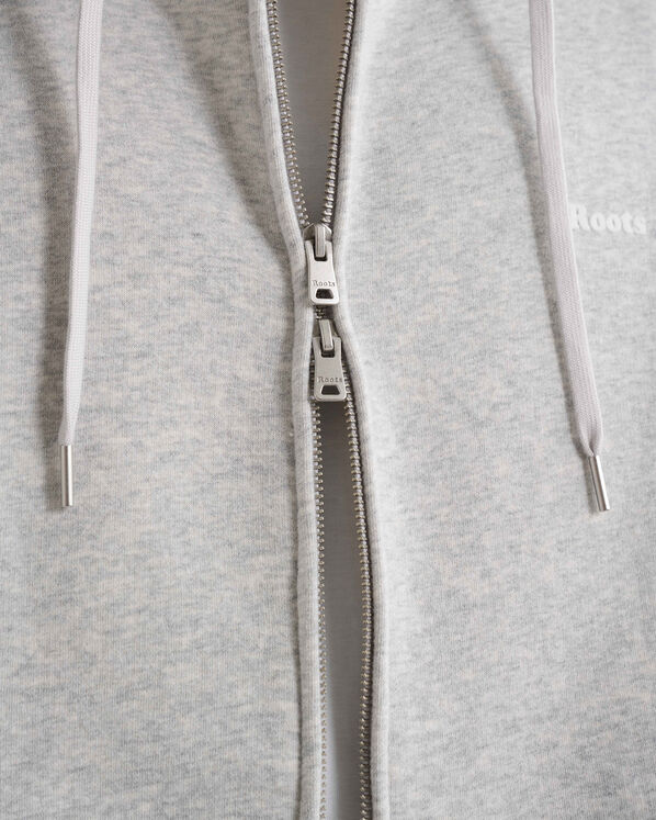 Chandail &agrave; capuchon temp&ecirc;te et glissi&egrave;re en molleton Nuage