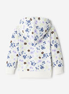 Toddler Floral Full Zip Hoodie