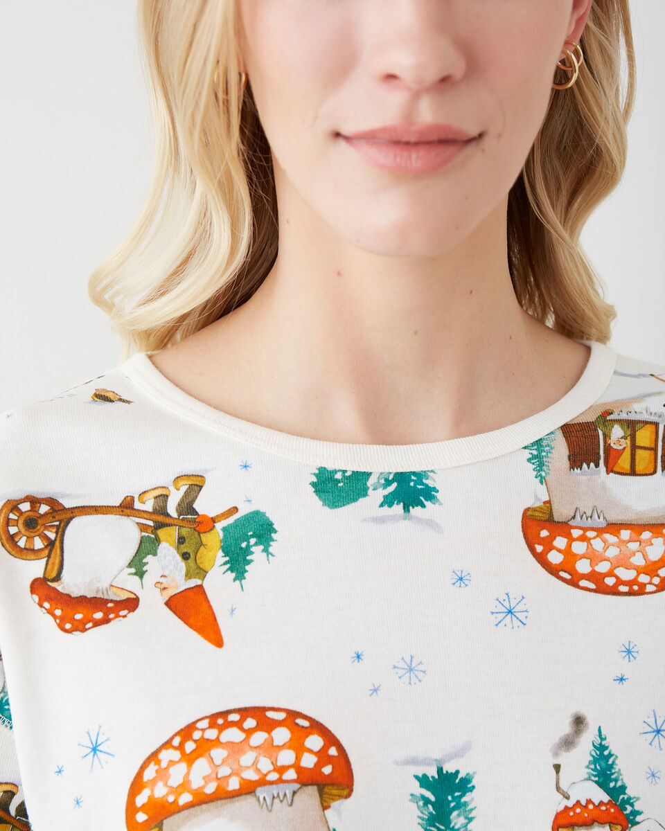Womens Winter Wonderland Pajama Top